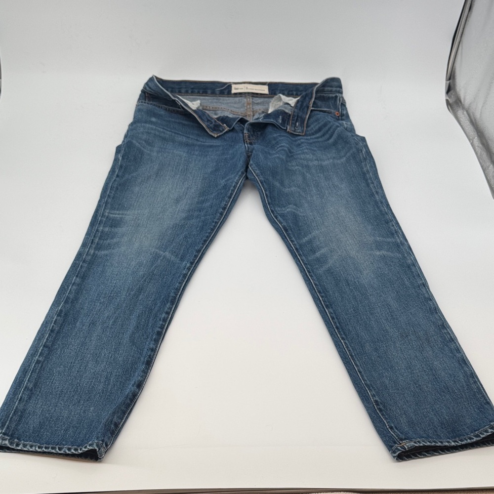 GAP Women's Boyfriend Jeans - Faded Blue Denim